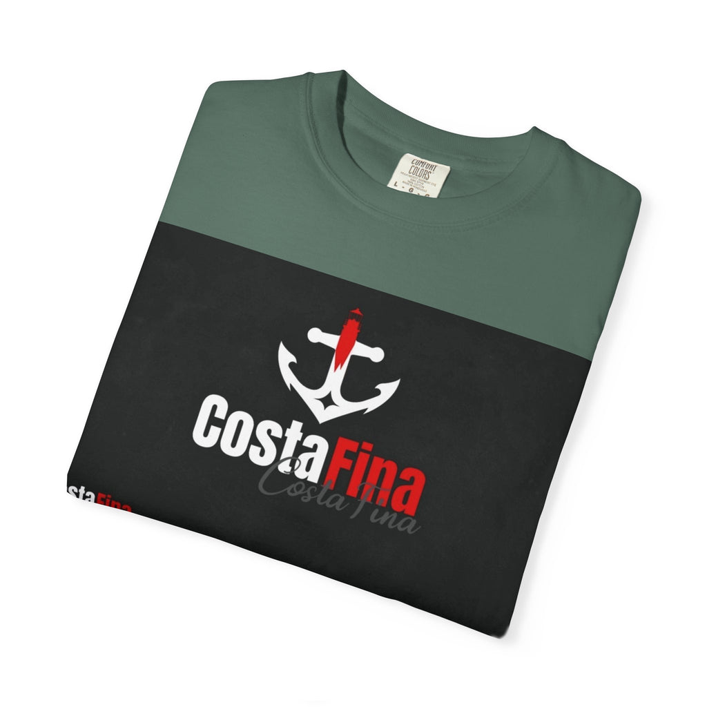 Costa Fina Anchor Logo T‑Shirt — Nautical Boat Crew Tee