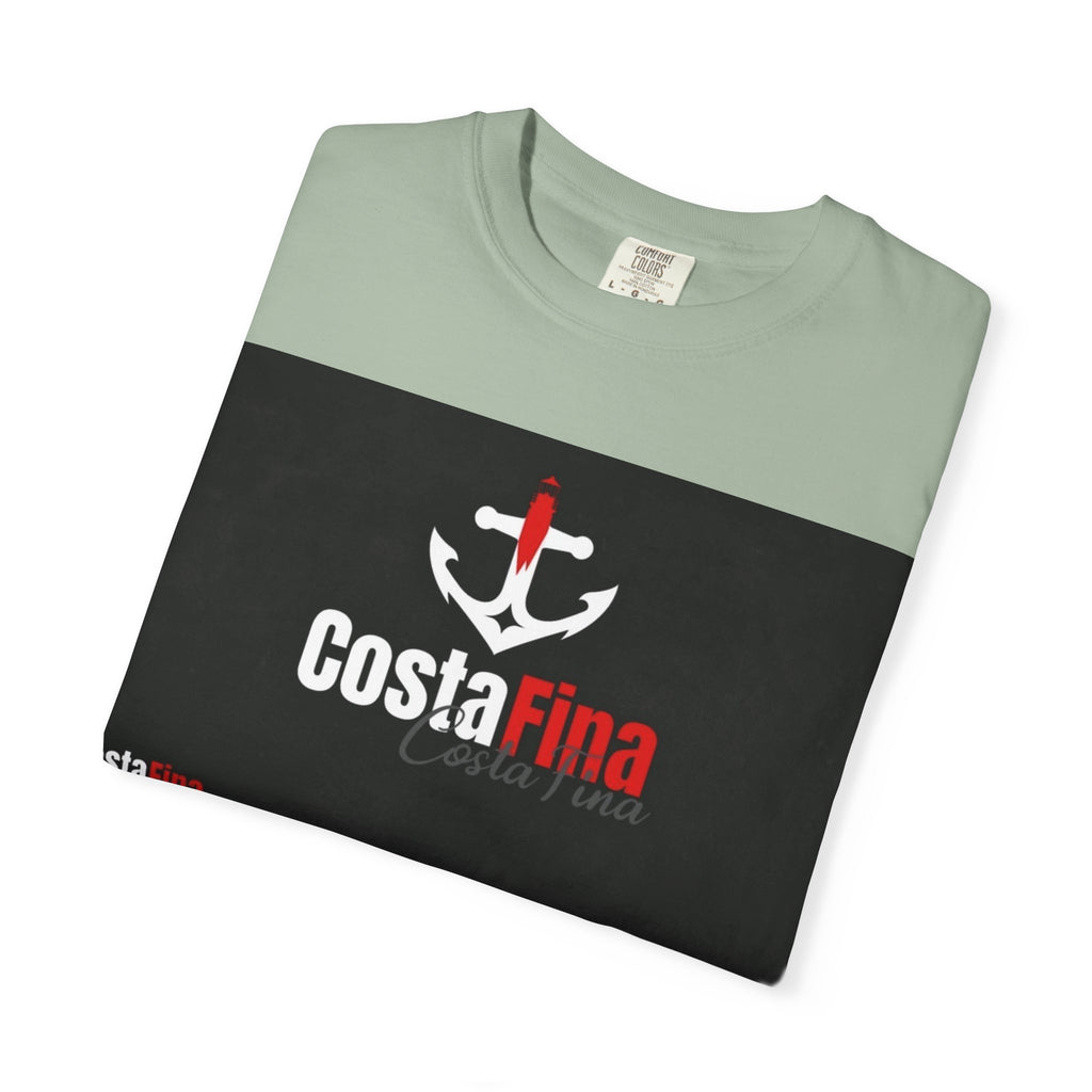 Costa Fina Anchor Logo T‑Shirt — Nautical Boat Crew Tee