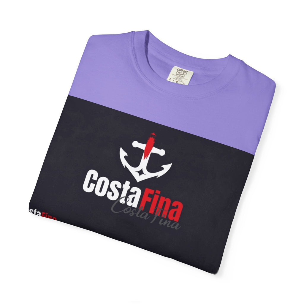 Costa Fina Anchor Logo T‑Shirt — Nautical Boat Crew Tee