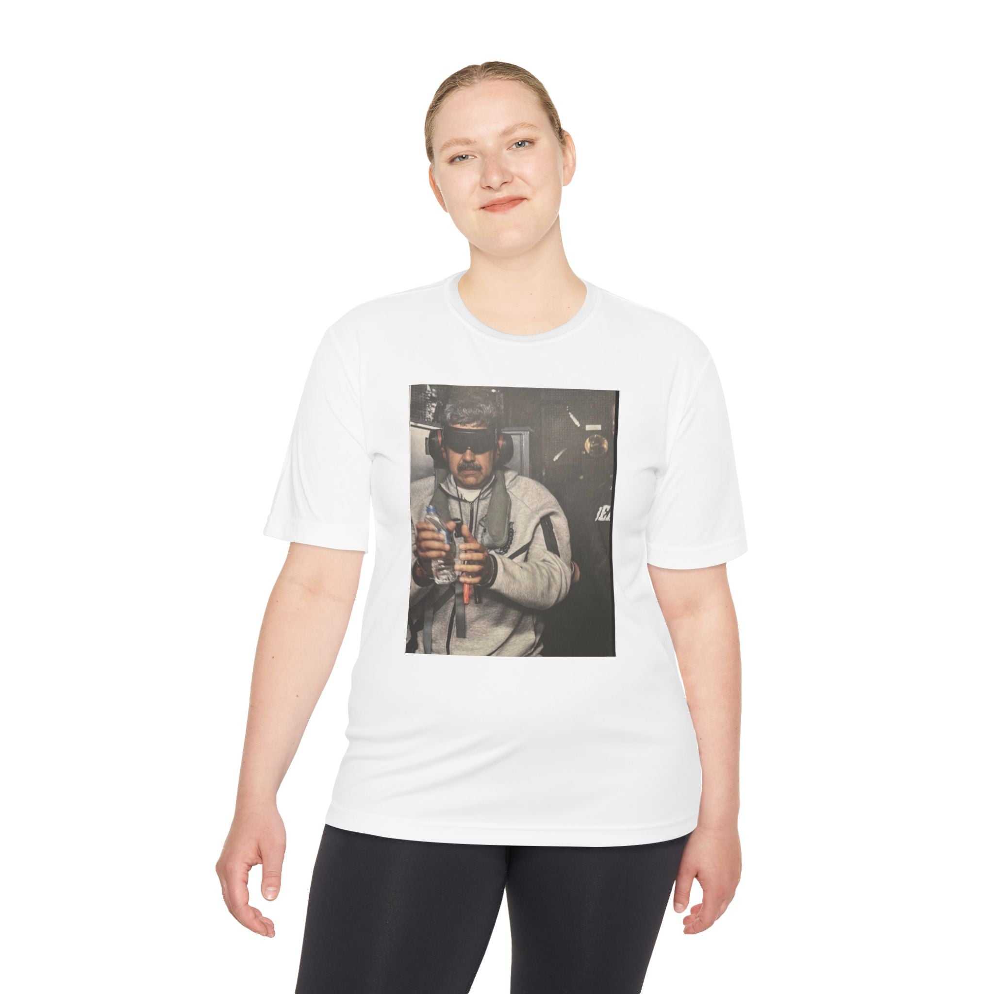 Retro Pilot Photo Tee — Vintage Aviator Graphic T-Shirt