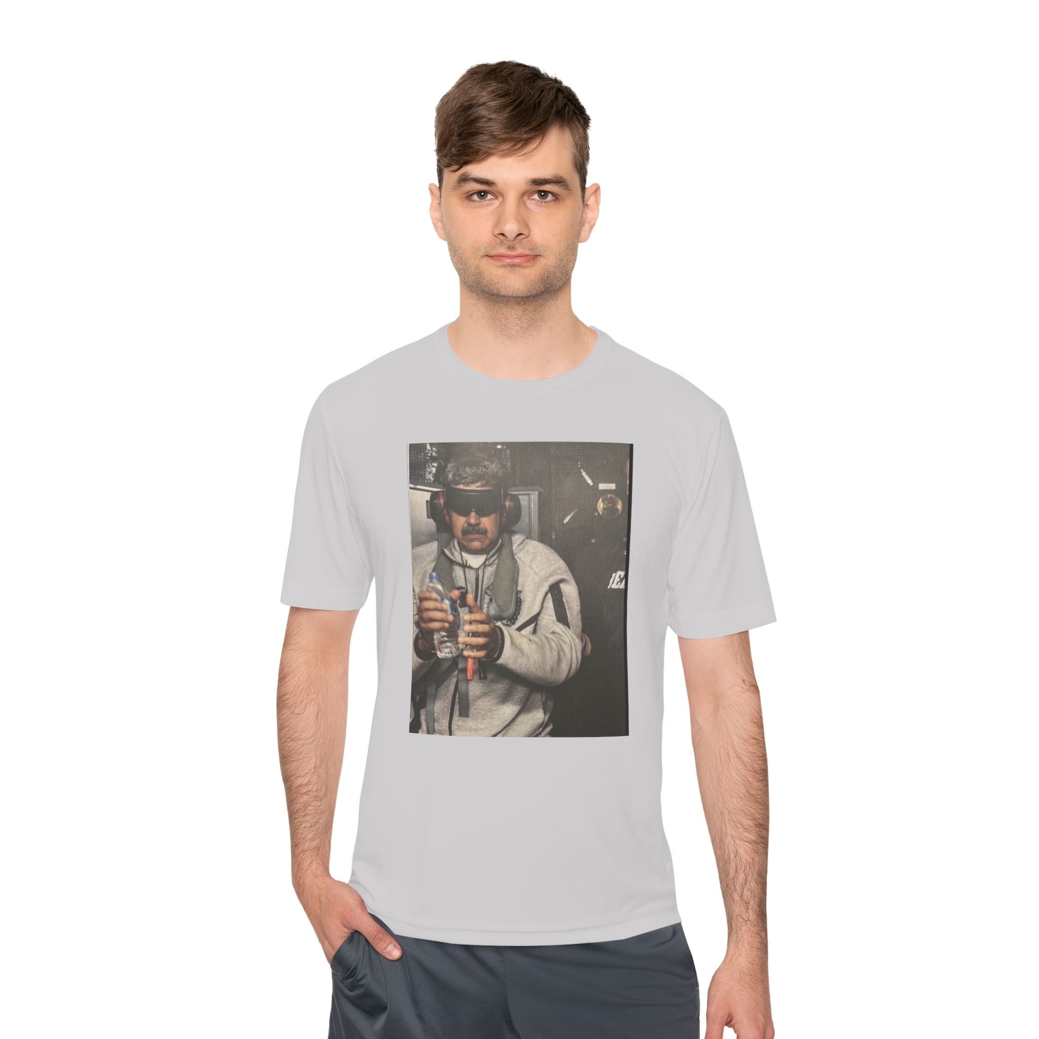 Retro Pilot Photo Tee — Vintage Aviator Graphic T-Shirt