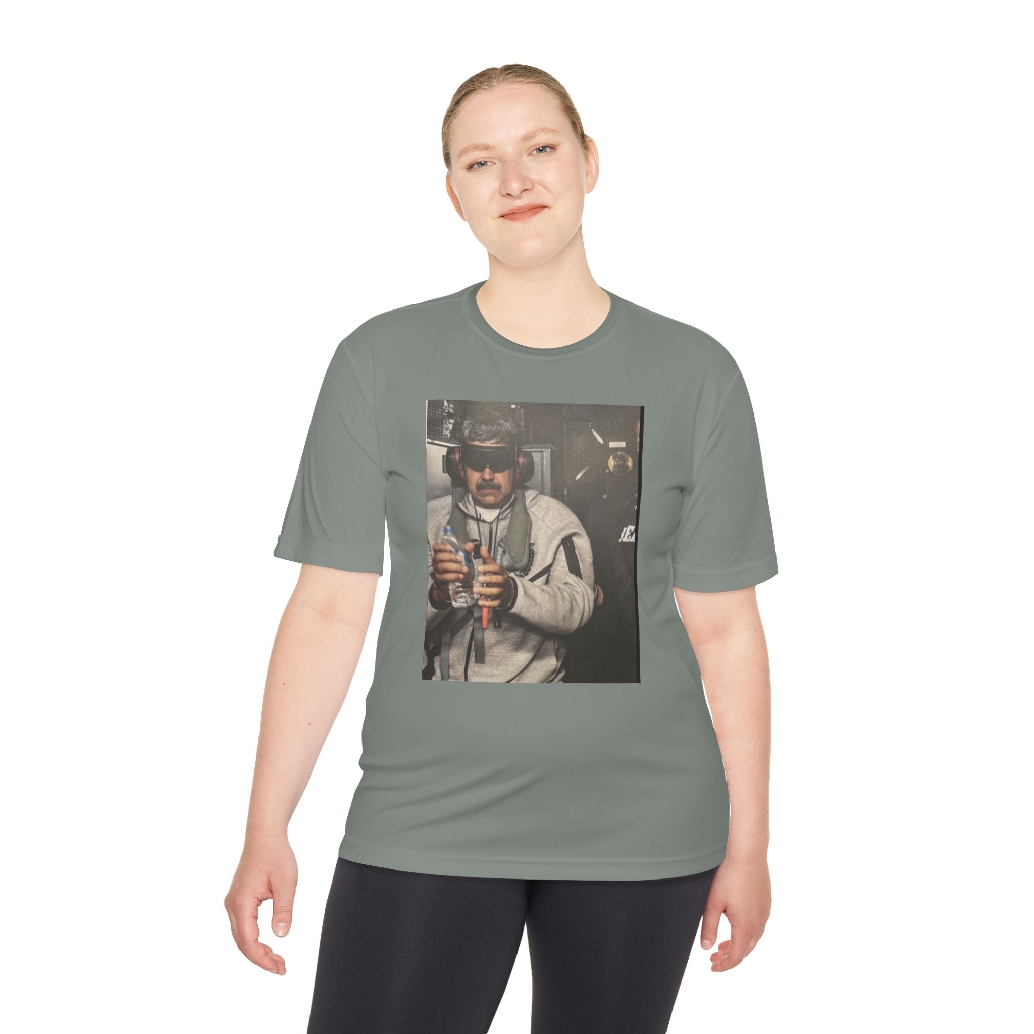 Retro Pilot Photo Tee — Vintage Aviator Graphic T-Shirt