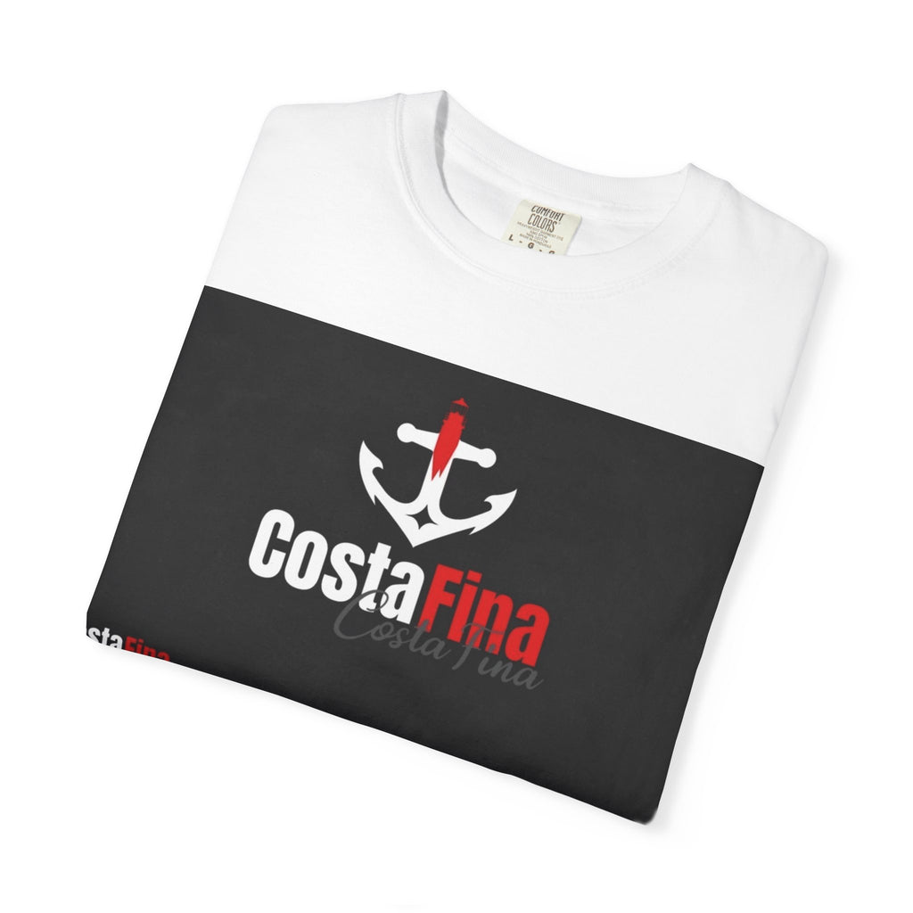 Costa Fina Anchor Logo T‑Shirt — Nautical Boat Crew Tee